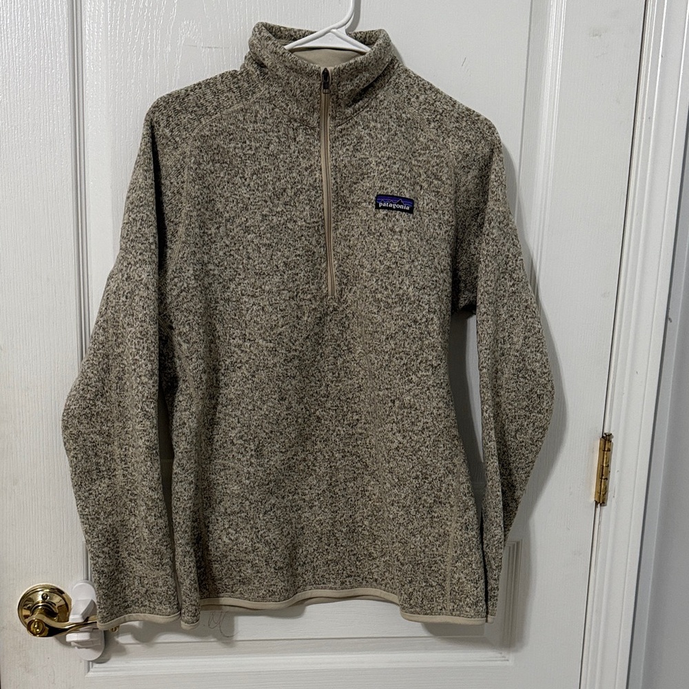 Patagonia Gray Zip-Up Sweater